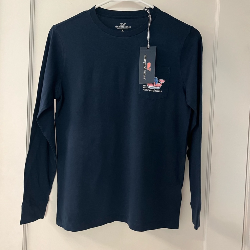 BRAND NEW vineyard vines hockey long sleeve t shirt